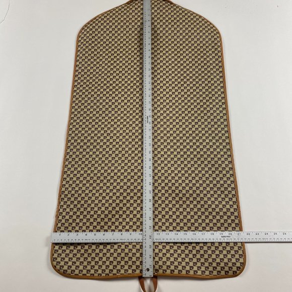 Vintage Pierre Cardin Monogram Garment Bag Tote Luggage Travel - Picture 10 of 12